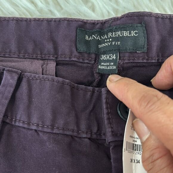 BANANA REPUBLIC FACTORY PANTS SKINNY FIT NWT SIZE 36X34 - Picture 8 of 9
